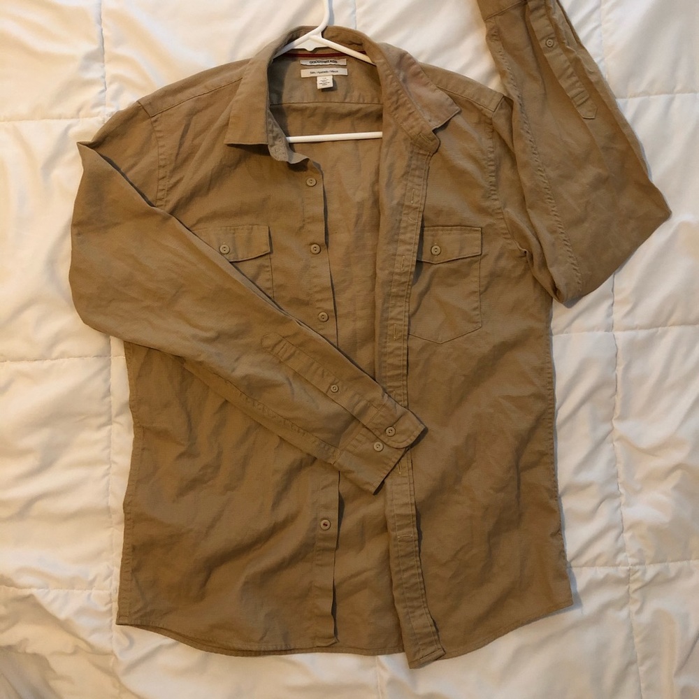 Goodthreads Men’s long sleeve button up shirt
